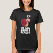 Eat Sleep Snails Repeat T-shirt (Voorkant)
