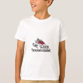 Eat Sleep Snowmobile T-shirt (Voorkant)