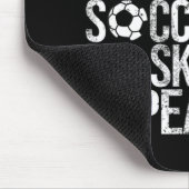 Eat Sleep Soccer Basketball Herhaal Fun Ball Muismat (Hoek)