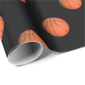 Eat Sleep Soccer BasketBall Wrapping Paper Cadeaupapier (Rol Hoek)