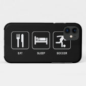 Eat Sleep Soccer Case-Mate iPhone Case (Achterkant (horizontaal))