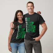 Eat Sleep Soccer Repea Soccer Player T-shirt (Unisex)