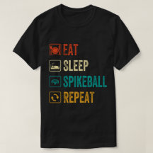 Eat Sleep spikeball Herhaling ontwerp