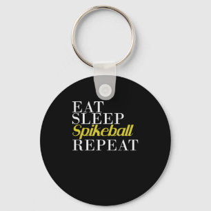 Eat Sleep Spikeball Repeat Sleutelhanger