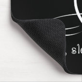 Eat Sleep Spint - Fancy stijltekst. Muismat (Hoek)