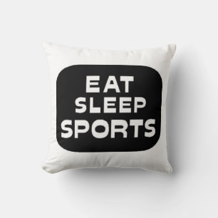 Eat Sleep Sports Kussen