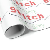 Eat Sleep Stitch Cadeaupapier (Rol Hoek)