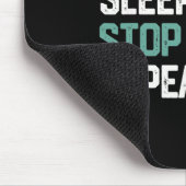 Eat Sleep Stop Goals Repeat Goalie Soccer Hockey K Muismat (Hoek)