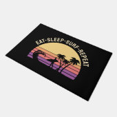 Eat Sleep Surf Herhalen Deurmat (Schuin)
