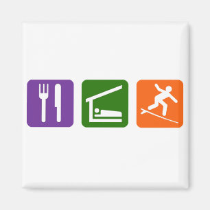 Eat Sleep Surfing Magneet