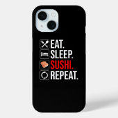 Eat. Sleep. Sushi. Repeat Case-Mate iPhone Case (Achterkant)