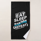 Eat Sleep Swim Badhanddoek (Badhanddoek)