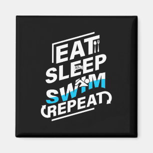 Eat Sleep Swim Magneet