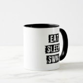 Eat Sleep Swim Mok (Voorkant rechts)