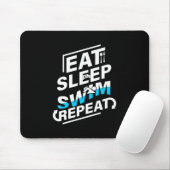 Eat Sleep Swim Muismat (Met muis)