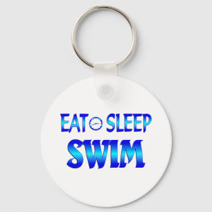 Eat Sleep Swim Sleutelhanger
