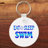 Eat Sleep Swim Sleutelhanger (Voorkant)