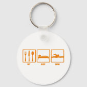 Eat Sleep Swim Sleutelhanger (Voorkant)