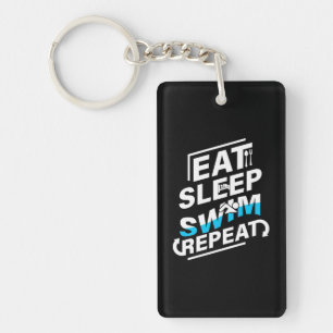 Eat Sleep Swim Sleutelhanger