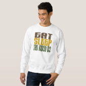 Eat Sleep Tae Kwon Do 1 Trui (Voorkant volledig)