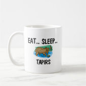 Eat Sleep TAPIRS Koffiemok (Links)