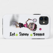 Eat Sleep Tennis Girl Case-Mate iPhone Case (Achterkant (horizontaal))