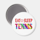 Eat Sleep Tennis Magneet (Voorkant / Achterkant)