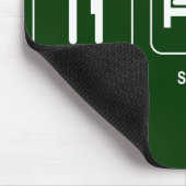 Eat Sleep Tennis Mousepad Muismat (Hoek)