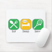 Eat Sleep Tennis Muismat (Met muis)