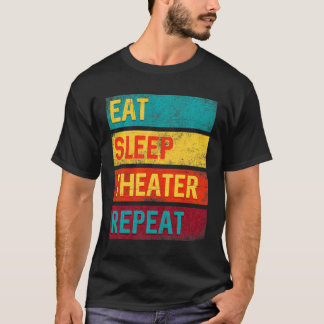 Eat Sleep Theater Herhaal Actor T-S T-shirt