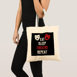Eat Sleep Theater Herhaal Musical Theft Gift Tote Bag
