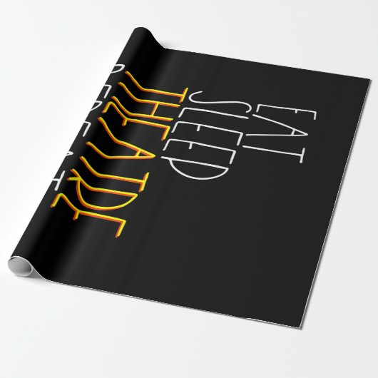 Eat Sleep Theater Herhalen Cadeaupapier (Uitgerold)