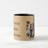 Eat Sleep Train Dogs Trainer Training Funny Mok (Midden)