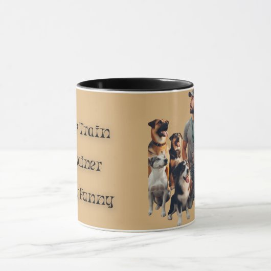 Eat Sleep Train Dogs Trainer Training Funny Mok (Midden)