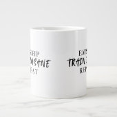 Eat Sleep TRAIN INSANE Repeat | 20oz Specialty Mug Grote Koffiekop (Voorkant)