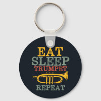 Eat Sleep Trumpet Herhaal Funny Marching Band