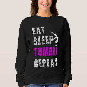 Eat Sleep Tumble Repeat Gymnastics Gymnast Trui