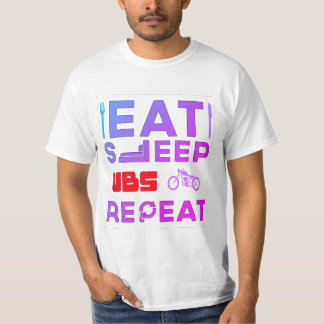 Eat Sleep Vbs Herhalen T-shirt