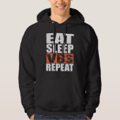 Eat Sleep VBS Repeat Hoodie (Voorkant)