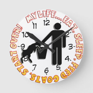 EAT SLEEP VOEDERS - MIJN LEVEN! RONDE KLOK