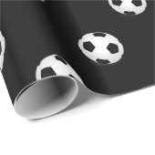 Eat Sleep Voetbal Wrapping Paper Cadeaupapier (Rol Hoek)