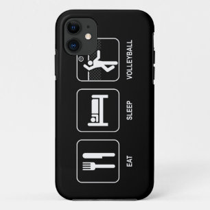 Eat Sleep Volleyball iPhone 11 Hoesje