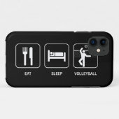 Eat Sleep Volleyball Case-Mate iPhone Case (Achterkant (horizontaal))