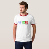Eat Sleep Volunteer Fireman T-shirt (Voorkant volledig)