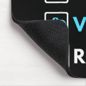 Eat Sleep Vr Repeat Funny Vr Gamer Boy Vr Athlete  Muismat (Hoek)