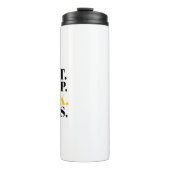 Eat Sleep Walk Dogs Thermosbeker (Voorkant)