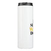 Eat Sleep Walk Dogs Thermosbeker (Achterkant)