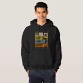 Eat Sleep Web3 Herhalen Hoodie (Voorkant volledig)