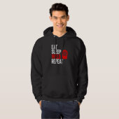 Eat Sleep Weld Repeast Welder Hoodie (Voorkant volledig)