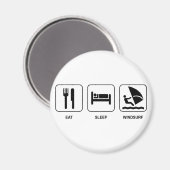 Eat Sleep Windsurf Magnet (Voorkant / Achterkant)